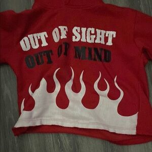 Kids Red Graphic Shirt